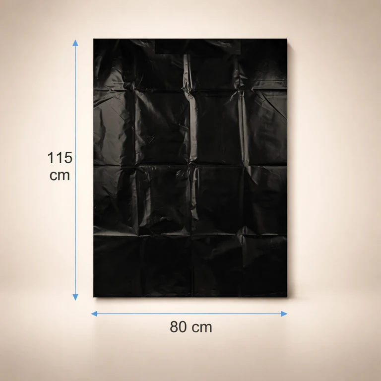 Bolsa de Basura Gruesa 80 × 115 cm (90 Mic)