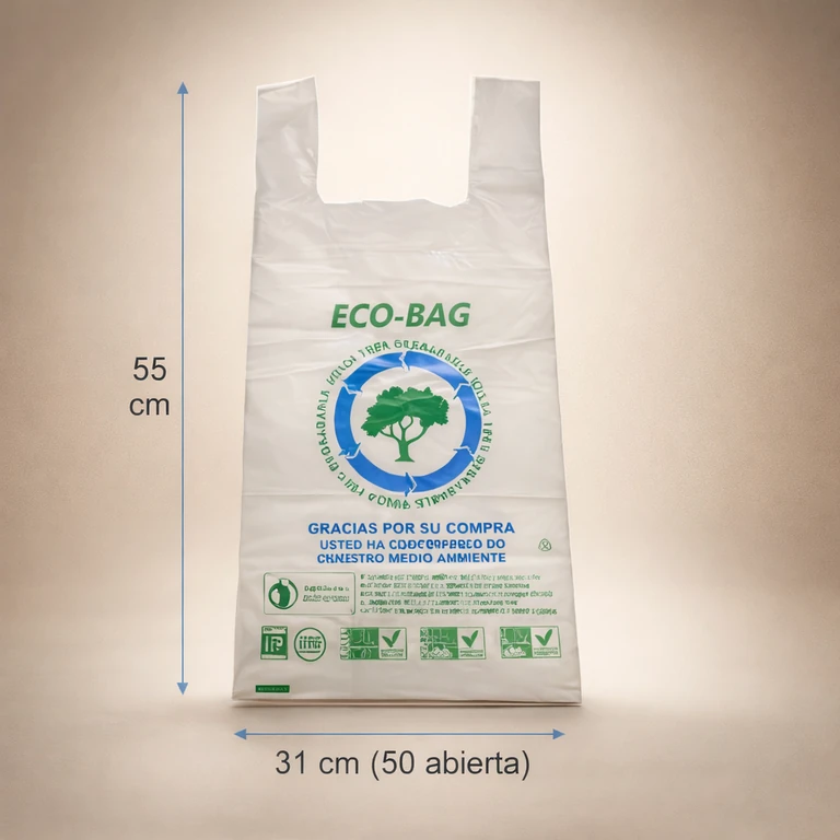 Bolsas Compostables Eco-Bag 50 × 55 cm