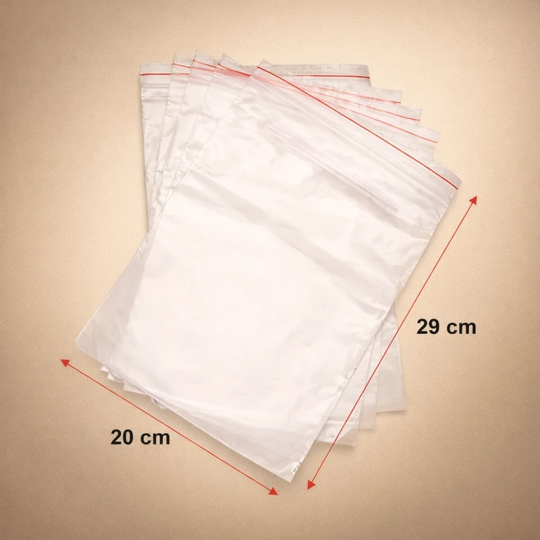 Bolsas de Celofán con Adhesivo 20 × 29 cm