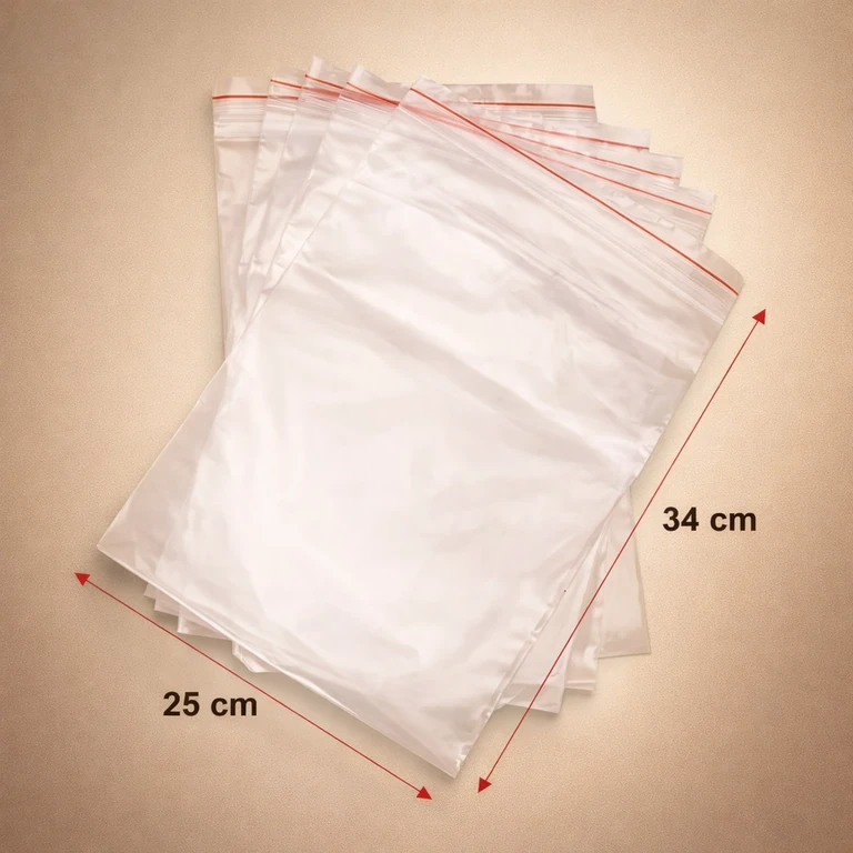 Bolsas de Celofán con Adhesivo 25 × 34 cm