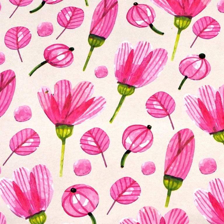 Sobre de Papel con Pegamento 21 × 31 cm Tulipanes