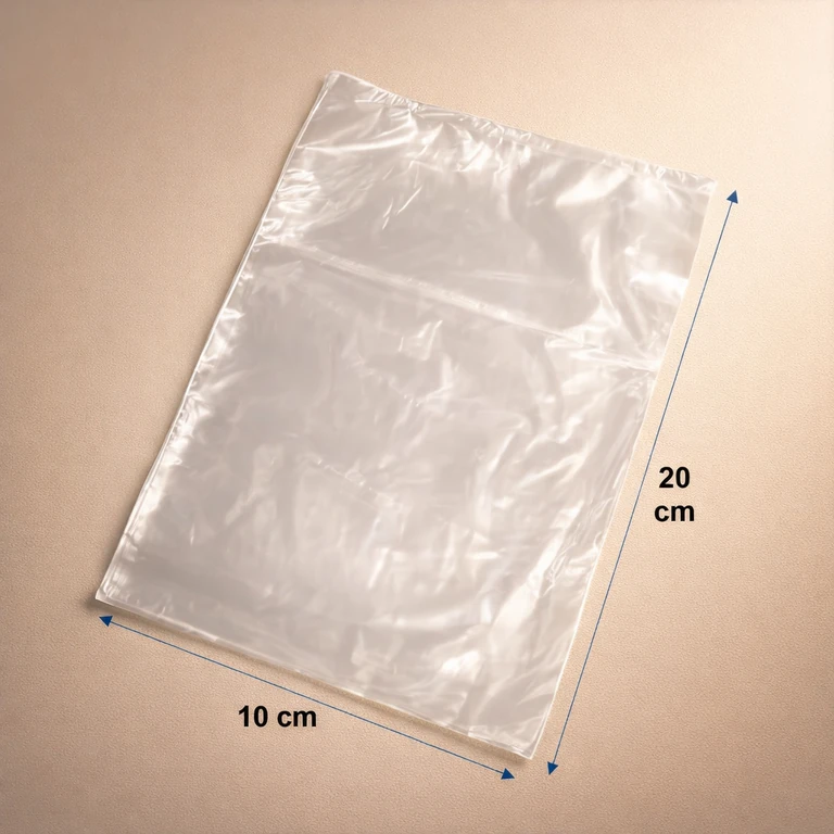 Bolsas de Polietileno Simple 25–30 Micrones 10 × 20 cm
