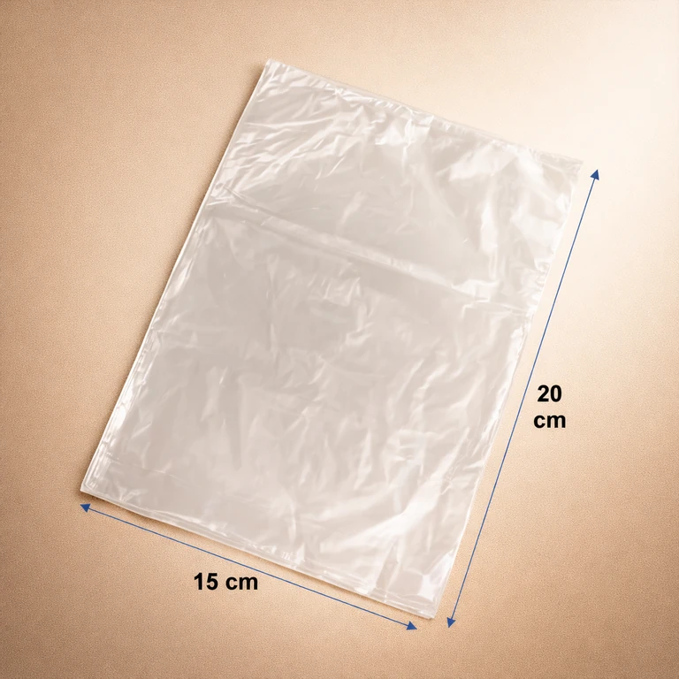 Bolsas de Polietileno Simple 25–30 Micrones 15 × 20 cm