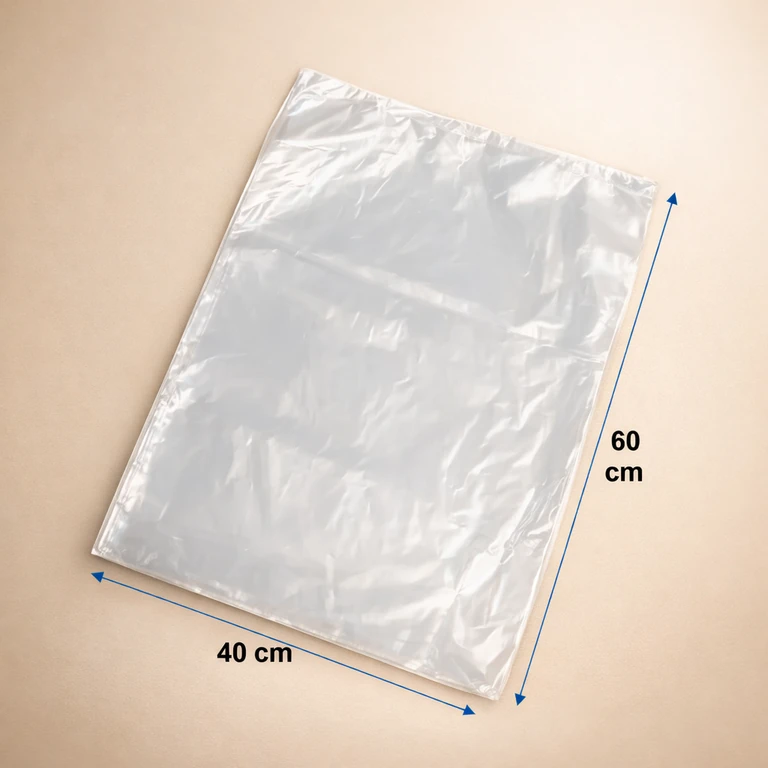 Bolsas de Polietileno Simple 25–30 Micrones 40 × 60 cm
