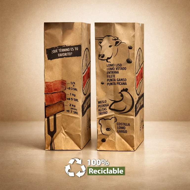 BOLSAS CARBON 2,5 KILOS DOBLE HOJA