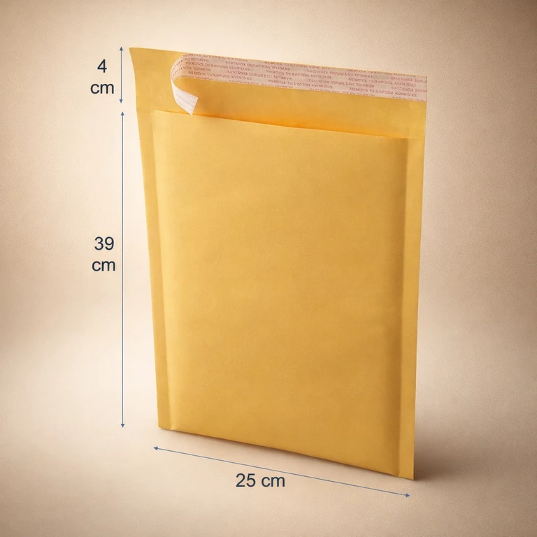 Sobre Courier Acolchado (Burbuja) Kraft 25 × 39 cm