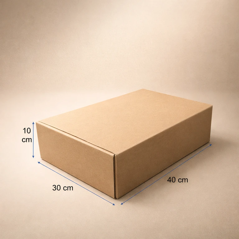 Caja de Cartón Premium Autoarmable 40 × 30 × 10 cm