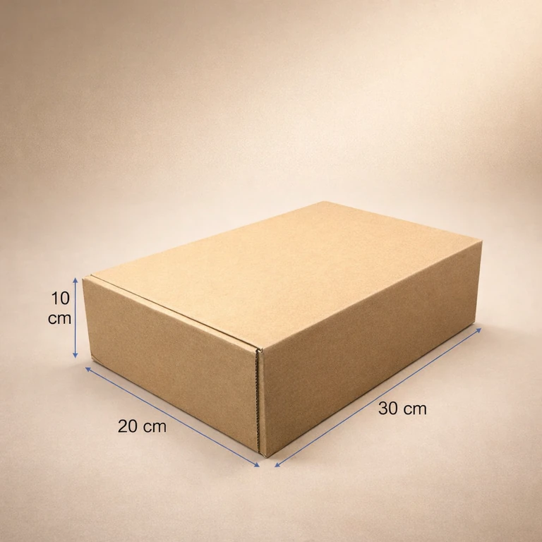 Caja de Cartón Premium Autoarmable 30 × 20 × 10 cm